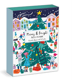 Louise Cunningham Merry and Bright 12 Days of Christmas Advent Puzzle Calendar