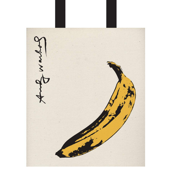 Tote Bag Canvas Andy Warhol Banana