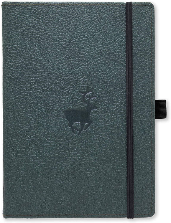Dingbats* Wildlife A5 Green Deer Notebook - Lined