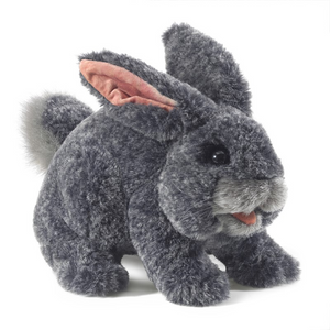Gray Bunny Rabbit - Hand Puppet