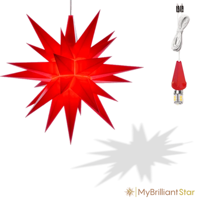 Star - Red - 13cm