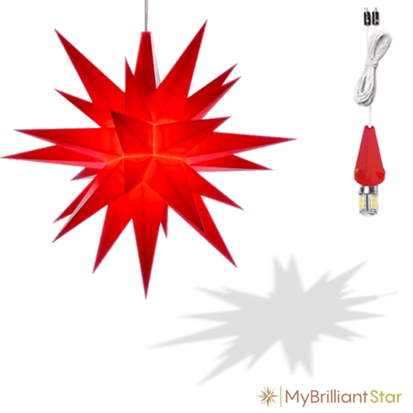 Star - Red - 13cm