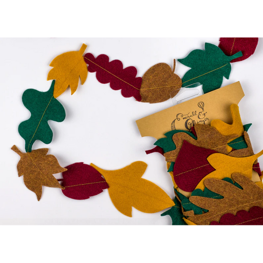 Leaf Felt Garland Autumn Fall