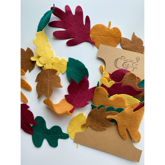 Leaf Felt Garland Autumn Fall