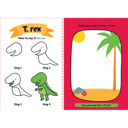 My First Learn-To-Draw: Dinosaurs: (25 Wipe Clean Activities + Dry Erase Marker)