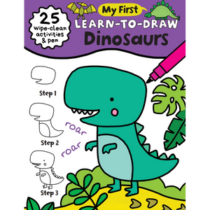 My First Learn-To-Draw: Dinosaurs: (25 Wipe Clean Activities + Dry Erase Marker)