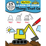 My First Learn-To-Draw: Things That Go: (25 Wipe Clean Activities + Dry Erase Marker)