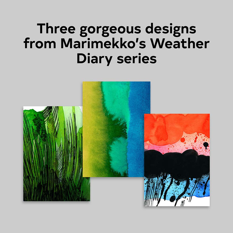 Marimekko Notebook Collection (Saapaivakirja/Weather Diary) (Blank Journal Featuring Scandinavian Design, Colorful Lifestyle Floral Stationery Collection)