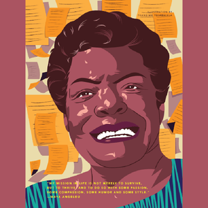 Rebel Girls Poster: Maya Angelou