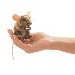mini Field Mouse - Finger Puppet