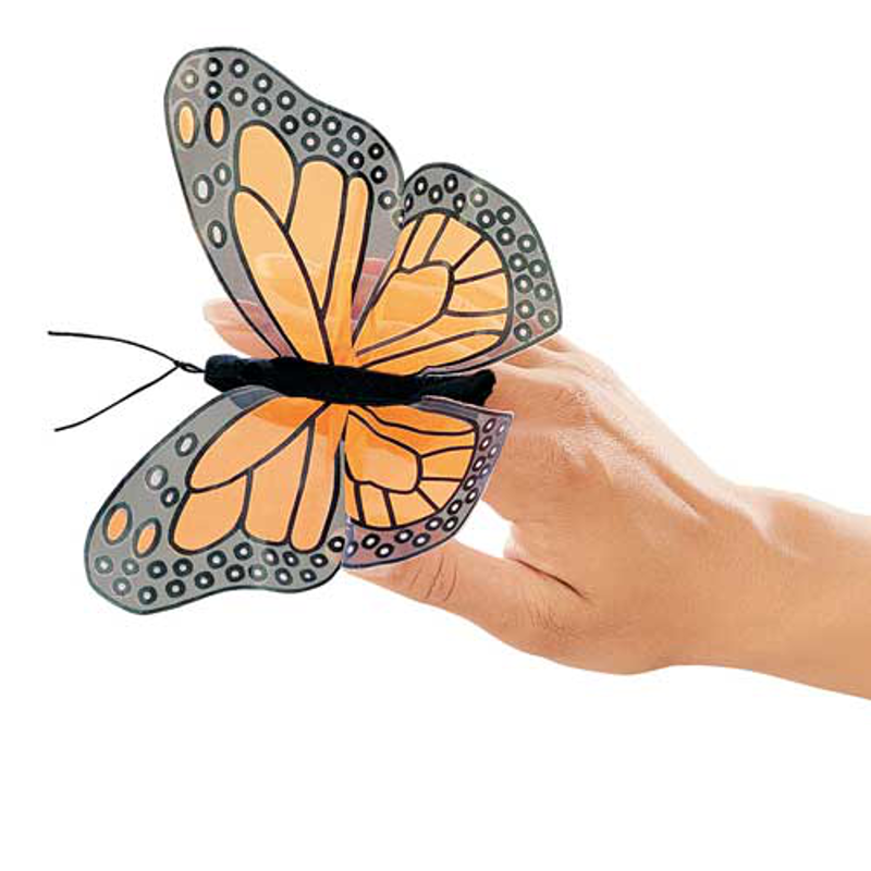 mini Monarch Butterfly - Finger Puppet