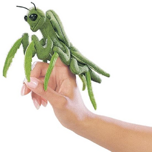 mini Praying Mantis - Finger Puppet