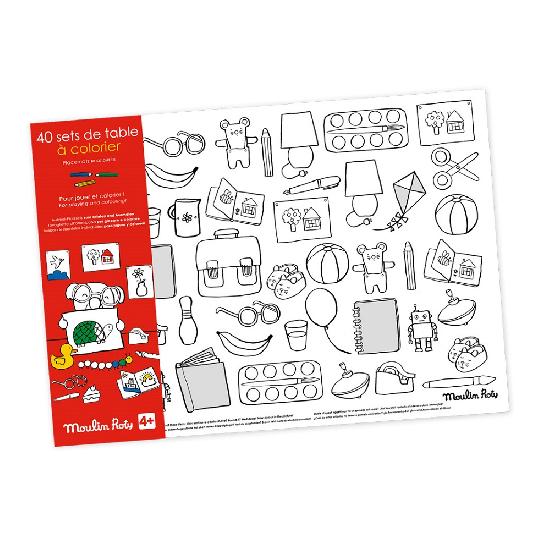 Placemats to Colour