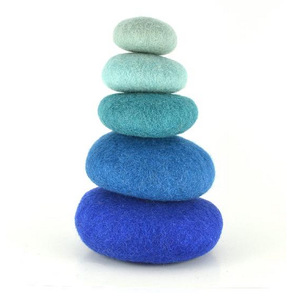 Stacking Set 5pcs - Available in the colors blue, red and green.