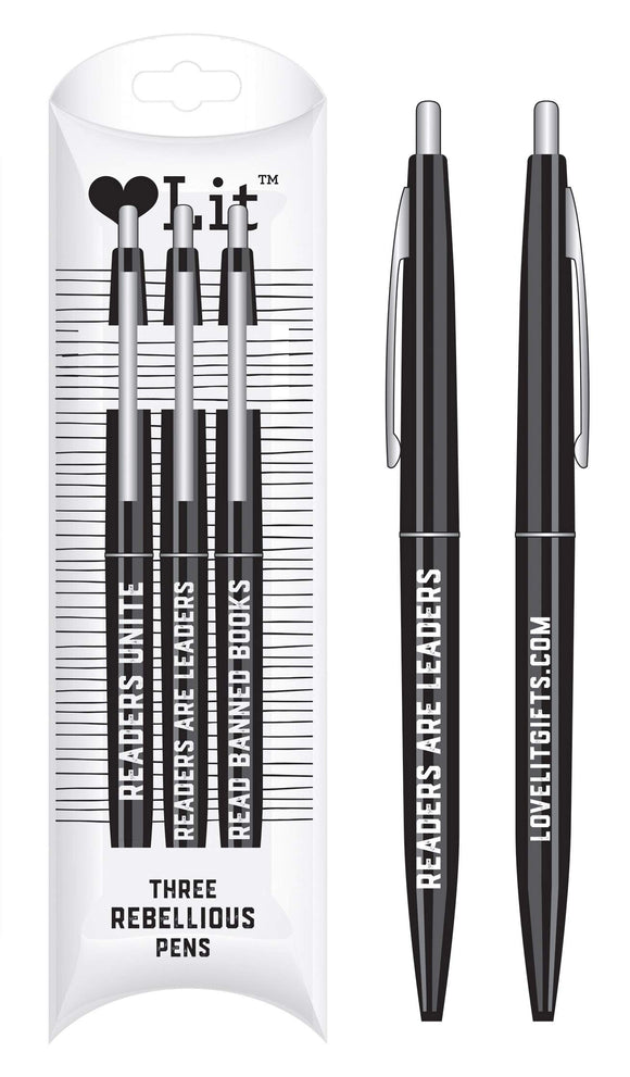 Rebellious Pens LoveLit Mini Bic Clic Pens Set