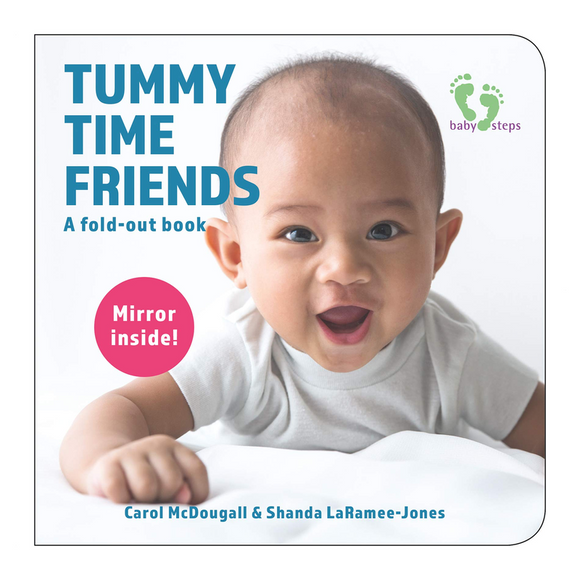 Tummy Time Friends - A fold-out book