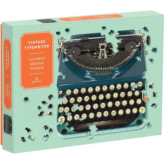 Galison Vintage Typewriter 750Piece Shaped Puzzle
