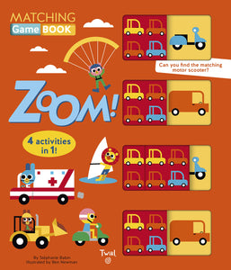 Zoom! Matching Game Book 4 Activities in 1!